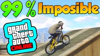 99% IMPOSIBLE!! - Subiendo Edificio en BICI!! - GTA 5 Online Funny Moments