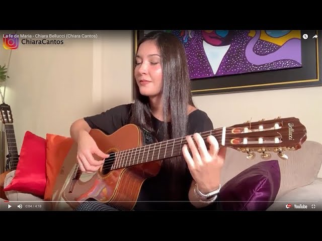 La Fe De Maria Itala Rodriguez Dones Chiara Bellucci Cover Letra Y Acordes En Descripcion Youtube