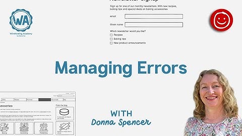 UI Design Essentials: Managing Errors