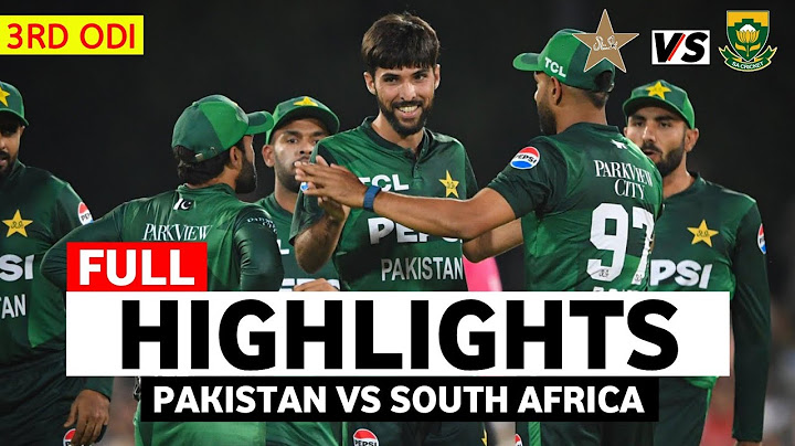Pakistan vs South Africa 3rd ODI Highlights | PAK vs SA 2024 | PAK vs SA 3rd ODI Highlights 2024