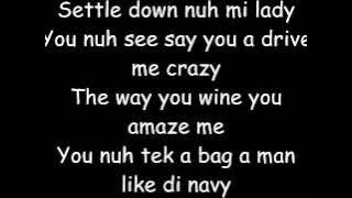 mavado settle down lyrics overproof riddim