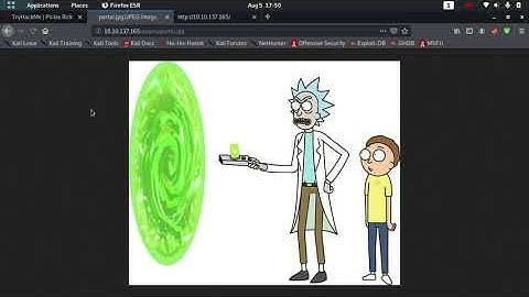 tryhackme pickle rick walkthrough