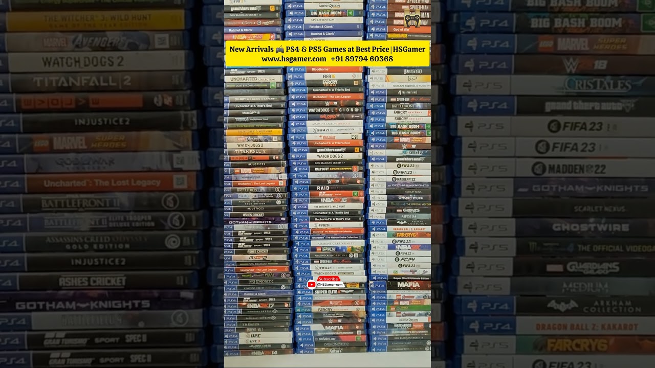 PS4 & PS5 Game CDs | New Stock, Best Price @ HSGamer