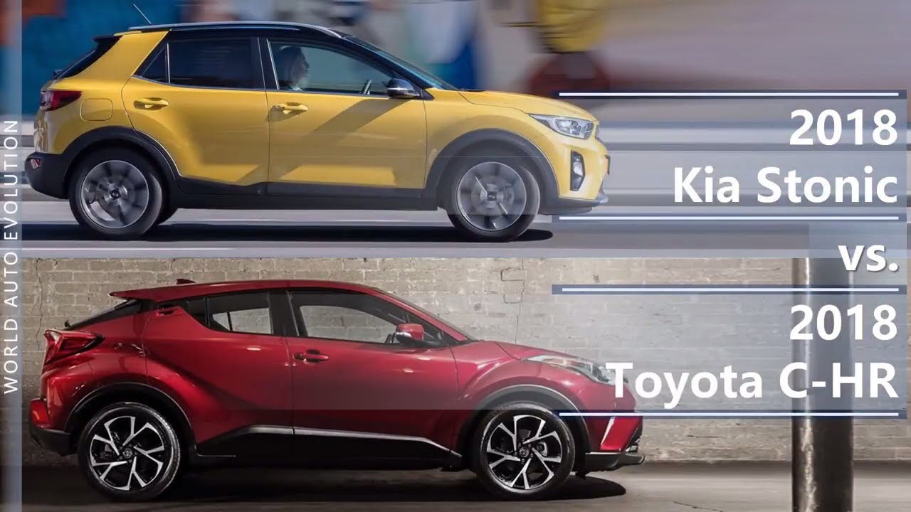 2018 Kia Stonic vs 2018 Toyota C-HR (technical comparison ...