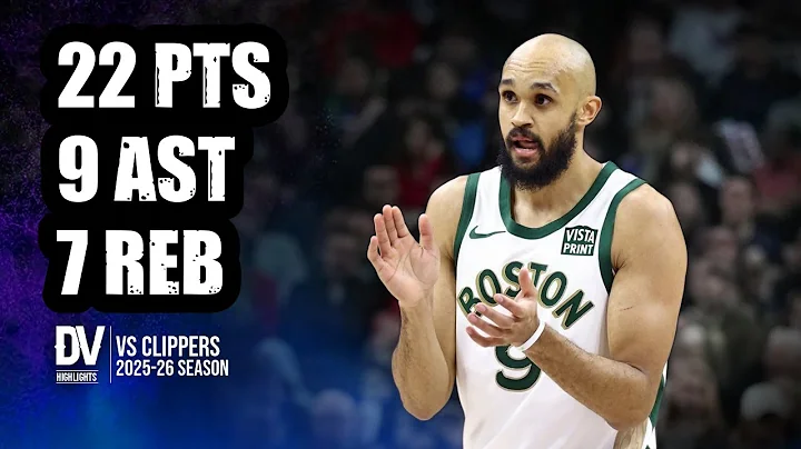 Derrick White vs Clippers 22 pts 9 ast 7 reb | Nov 16, 2025 | Regular Season