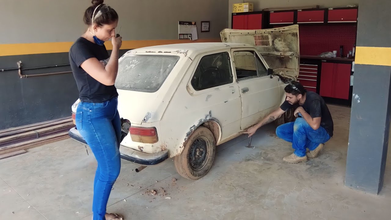 Fiat 147 virou sucata! O que vou resgatar agora? EP1