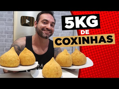 5KG DE COXINHAS GIGANTES!! [14.000+ KCAL]