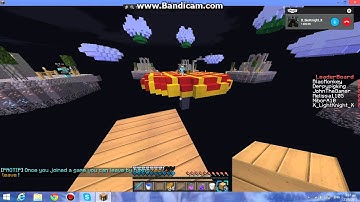 JohnTheGamer hacks on biocraft skywars