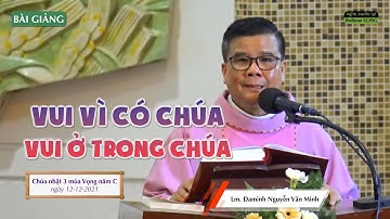 Vui vì có Chúa - Vui ở trong Chúa | Lm. Đaminh Nguyễn Văn Minh | CN 3 Mùa Vọng năm C