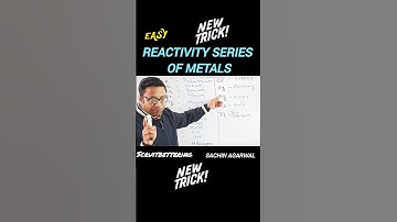 Easy trick to learn reactivity series of metals🔥 | #shorts #trending