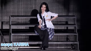 에스파 카리나 솔로 신곡 'Good Stuff' aespa KARINA solo stage|SYNK aeXIS LINE 250829