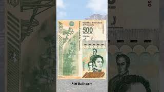 Venezuela  500 Bolivares  venezuela  currency banknotes numismatics bolivar  bolivares