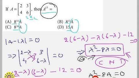 MATRICES | CAYLEY HAMILTON THEOREM | IMPORTANT PROBLEM | ENGINEERING MATHEMATICS | GATE | ESE | ISRO