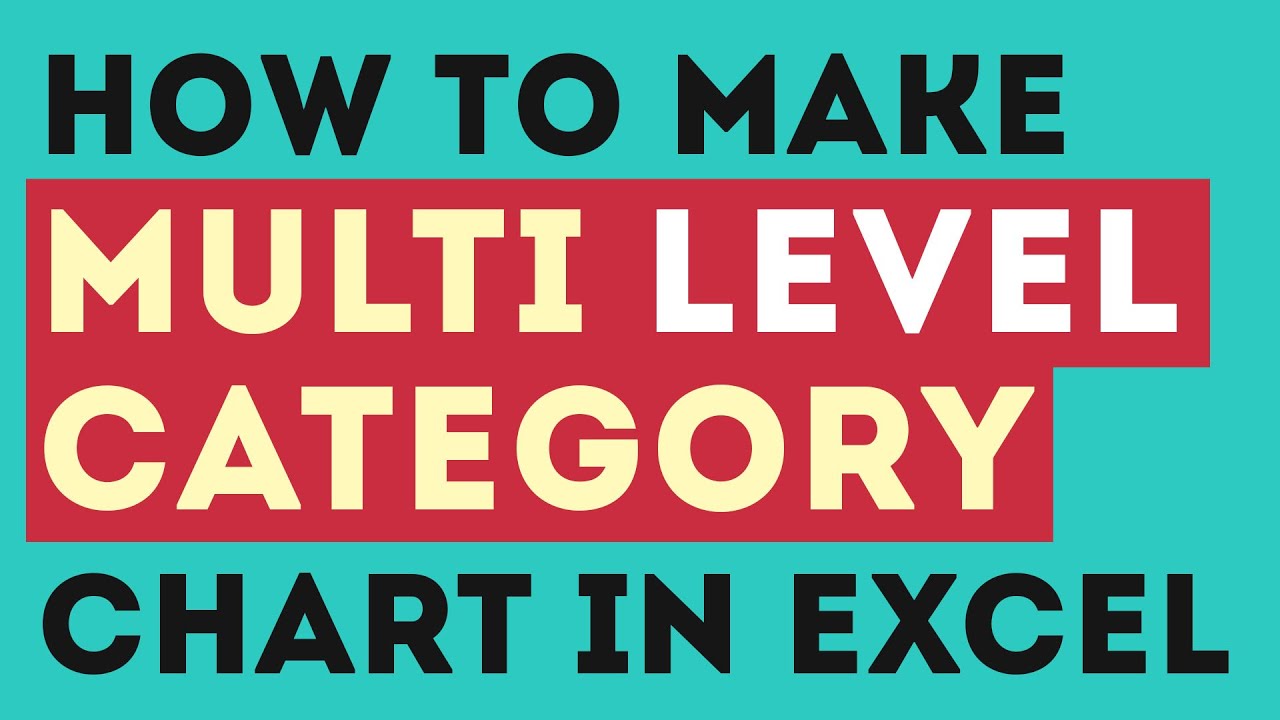 Excel Subcategories Chart