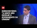 Subsecretário: “A gente não escolhe o acionamento da câmera” | CNN 360º