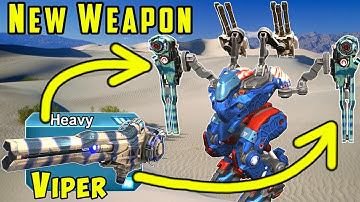 New Heavy Weapon VIPER Gameplay - War Robots Test Server WR