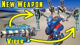 New Heavy Weapon VIPER Gameplay - War Robots Test Server WR