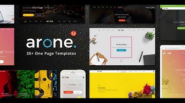 Arone - One Page Parallax | Themeforest Website Templates and Themes