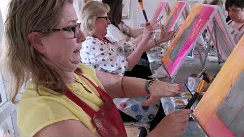 Dawn Crothers Jawbox Gin Paint & Sip Evening 2019