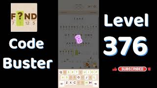 Code Busters Level 376 Walkthrough 🧩 | All Puzzle Solutions| Solutionguruji