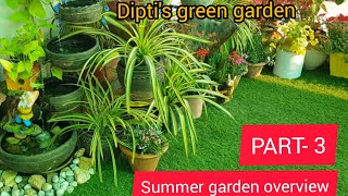 PART 3#summer garden overview with plant's name