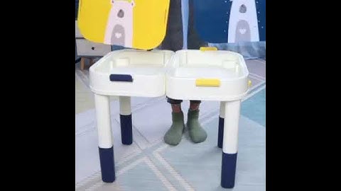 Building Blocks Learning Table Multifunctional Table with Chair