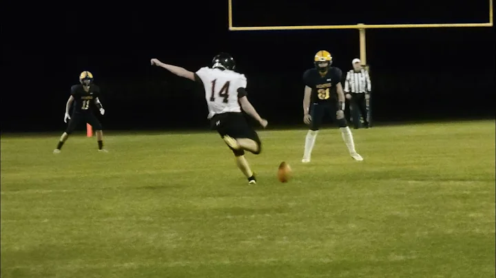Ubly Football Kicker Brett Mueller Highlight Video...