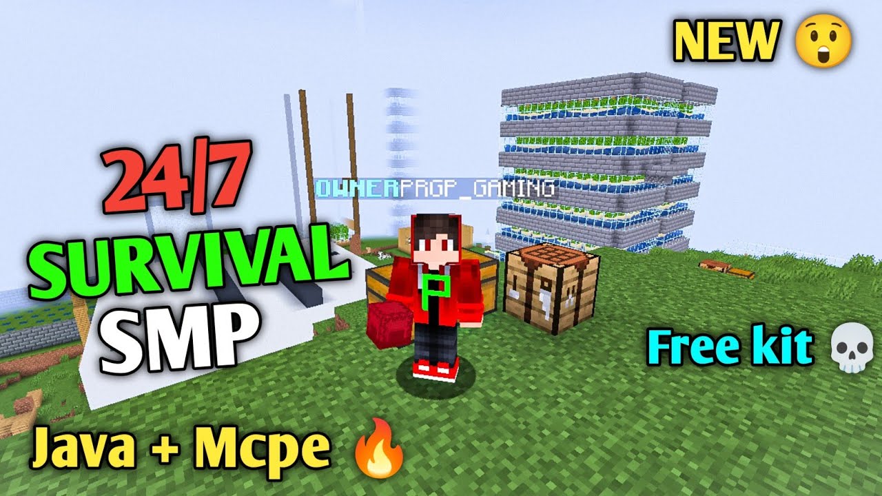 🍟 New Best Public Survival Smp Server For Minecraft 🍿 | Java/Pe/Pojav ...