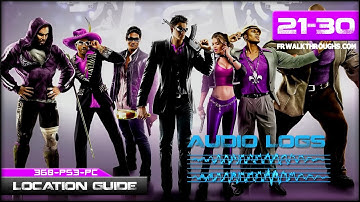 Saints Row 4 Audio Log Location Guide (21-30) The Whole Story Achievement/Trophy Guide