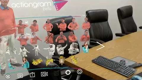 Microsoft Hololens: Actiongram with George Takei demo