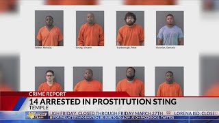 Temple PD arrests 14 in prostitution sting