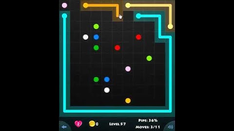 11 × 11 MANIA LEVEL 57 - FLOW GAME ON FACEBOOK Connect the dots