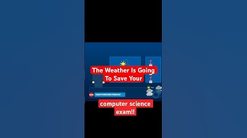 The Weather Will Stop You Failing Your Computer Science Exam!! | A level Computer Science #gcse