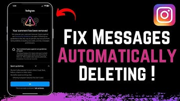 Instagram Automatically Deletes Messages | Why Instagram Messages Disappear | Instagram DM Bug