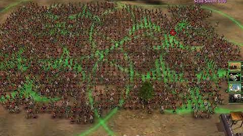 Command And Conquer Generals Zero Hour Destroy Angry Mob with Scud Strom
