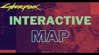 Cyberpunk 2077 - Interactive High Res Google Map-styled Entire Map of Night City & Surrounding Areas