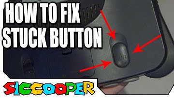 (Tutorial) How To Fix A Stuck Reset Button On A Nintendo 64 System | SicCooper