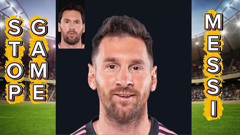 Pause and Try to stop on Messi How many tries?#pausegame 