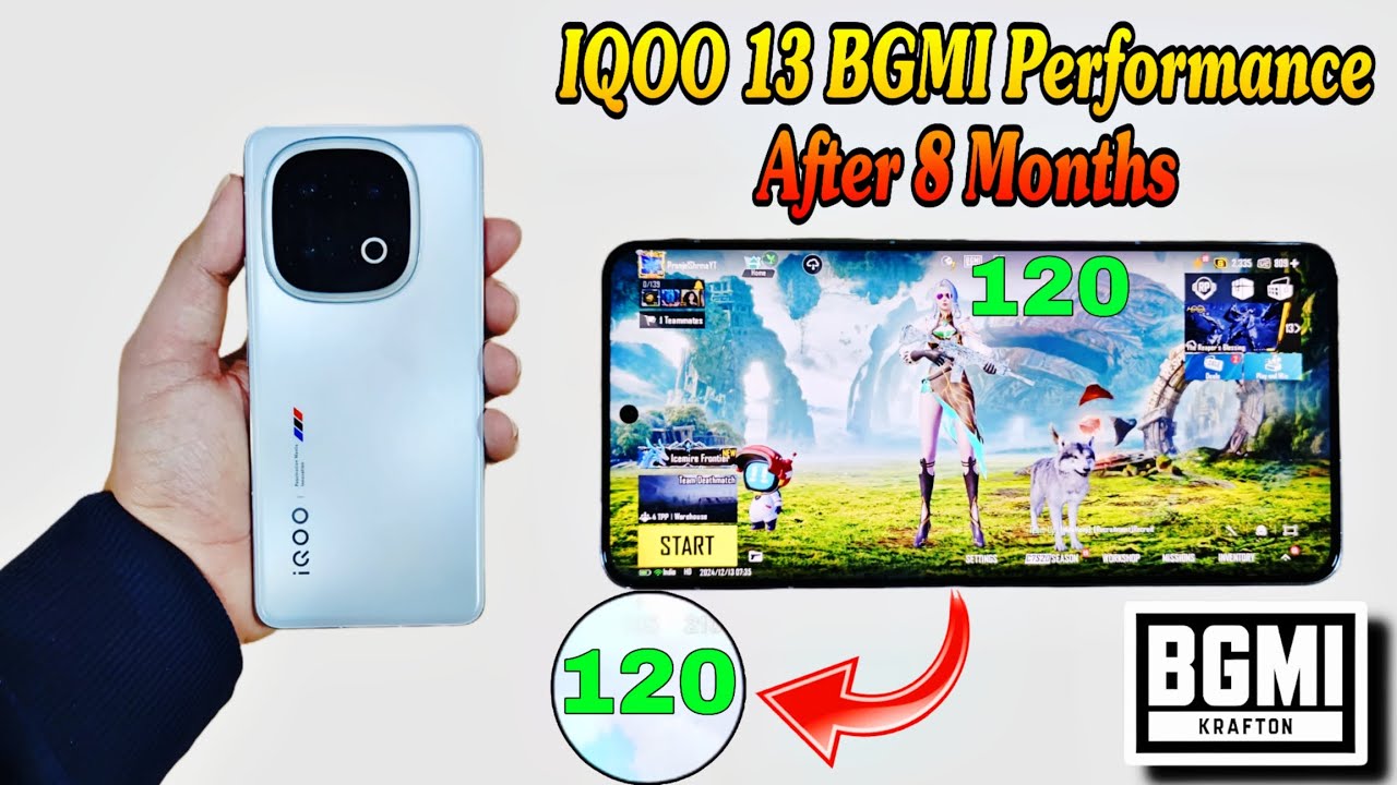 IQOO 13 BGMI Review After 8 Months *With FPS Meter - YouTube