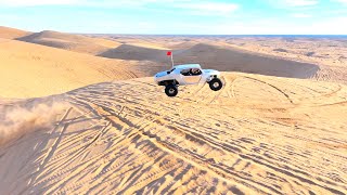 GLAMIS SUNEST HILL BIG JUMPS & CRASH Presidents Day 2024 | DIRT BIKE DIARIES EP.214