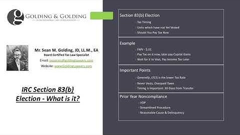 83(b) Election: What