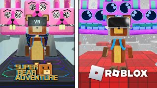 Roblox Winter Parkour vs Super Bear Adventure - Gameplay Walkthrough