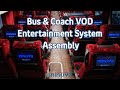 Ninova bus  coach vod entertainment system assembly