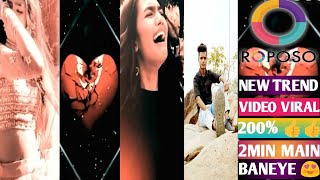 Kaise Tera Tuta Dil Jod Du Mein | Roposo App New Viral Video Editing Totorial screenshot 5