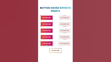 Button Hover Effects - Part2 #buttoneffects #buttonhovereffect #shorts