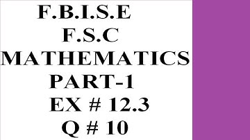 11th Class Maths | Chapter 12 | Exercise 12.3 | Question 10 | Application of Trigonometry