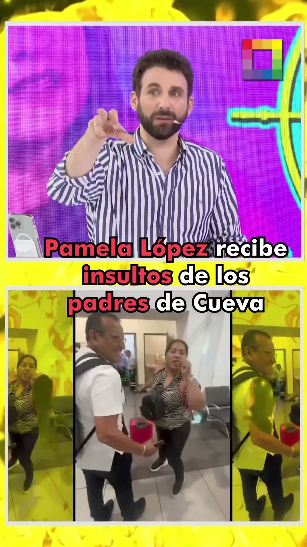 Pamela López recibe insultos de los padres de Christian Cueva.#AmorYFuego #PamelaLópez #Cueva
