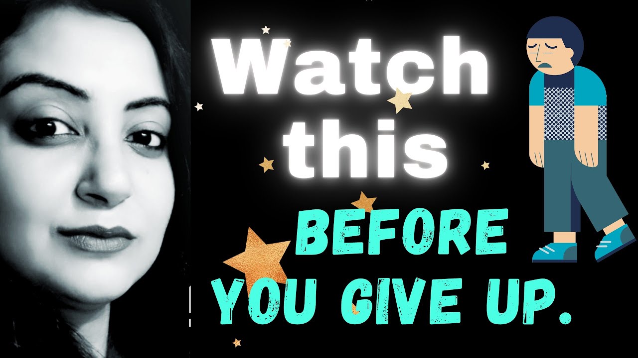 Why you SHOULD NEVER EVER GIVE UP on what you want? | And how to TRULY persist?