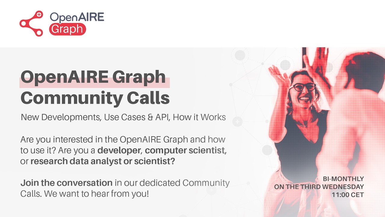 Thumbnail for 24th OpenAIRE Graph Community Call