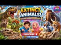 Extinct Animals Song 🦖 | Dinosaurs, Mammoth & Dodo | Educational Video for Kids